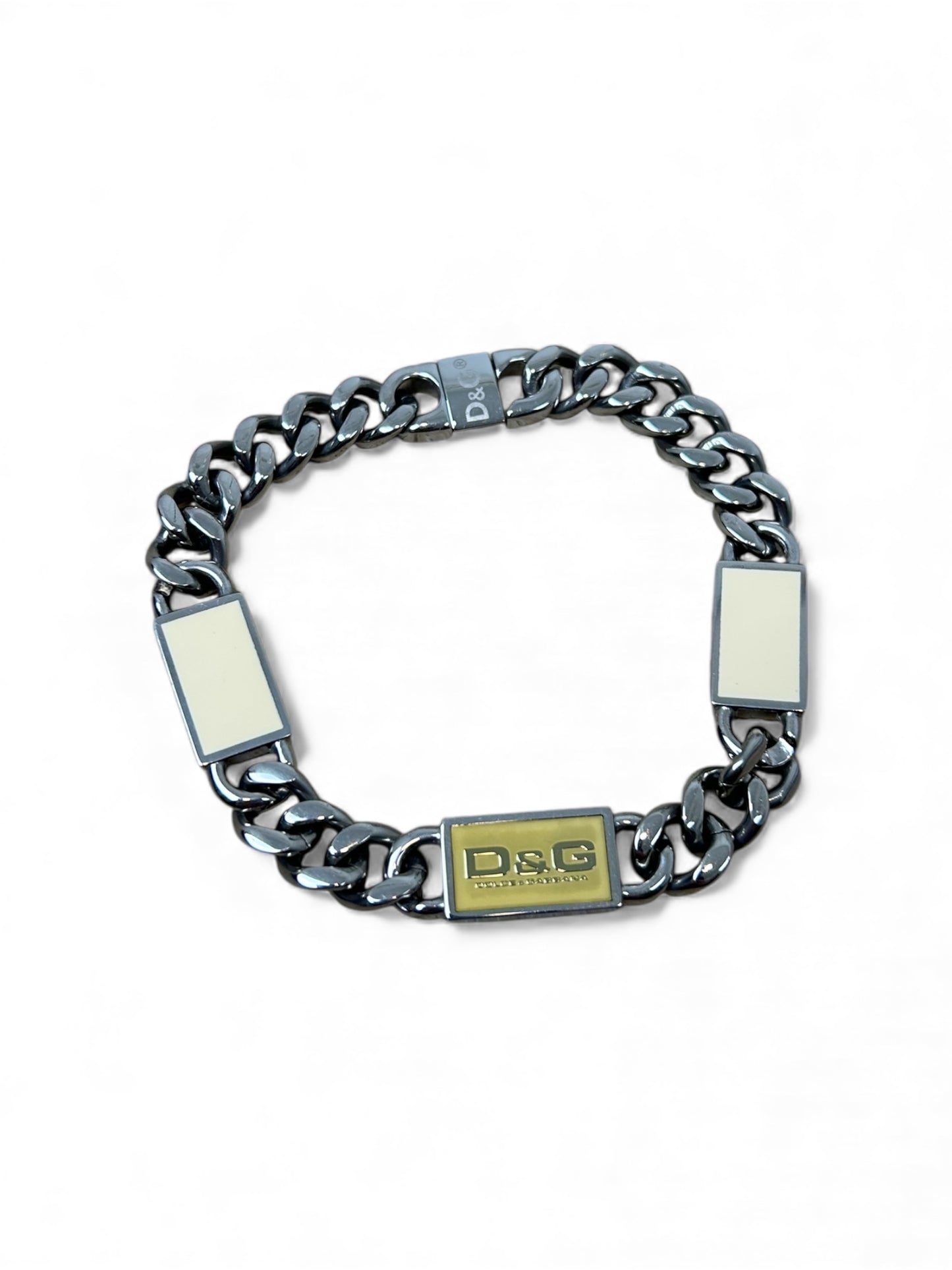 Dolce & Gabbana Stainless Steel Cuban Link Bracelet