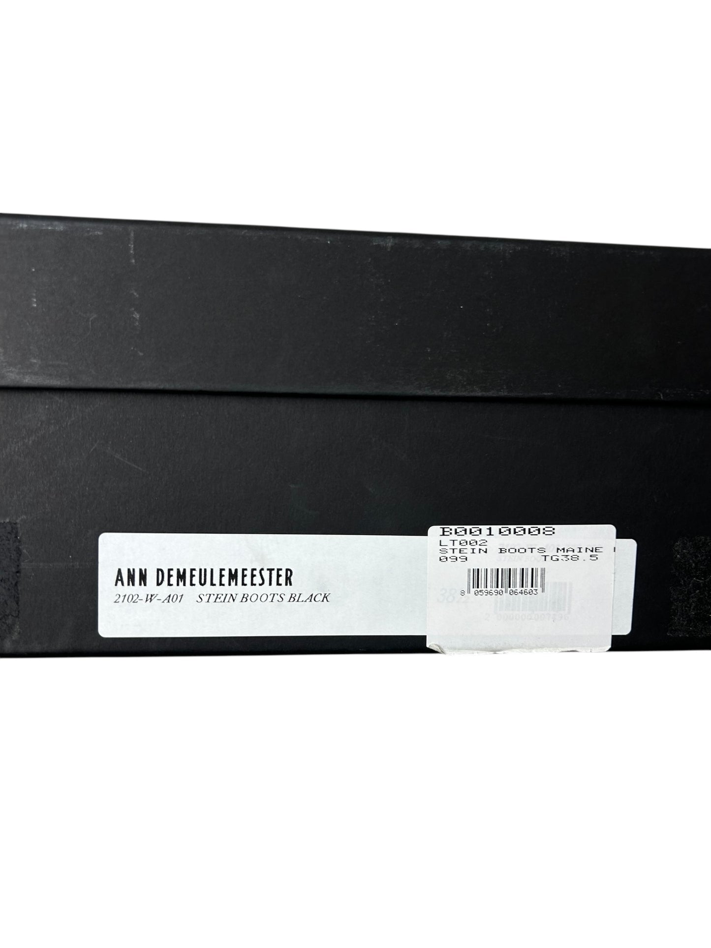 Ann Demeulemeester Black Stein Riding/Moto Boots w Box (39EU)