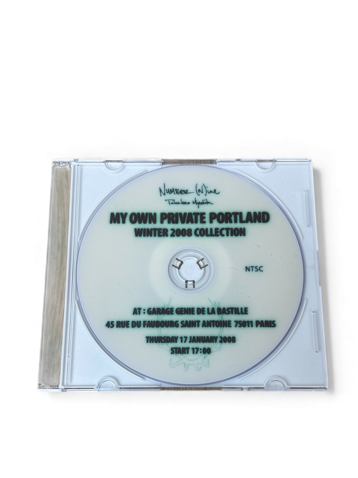 2008AW Number (N)ine “My Own Private Portland” Collection DVD