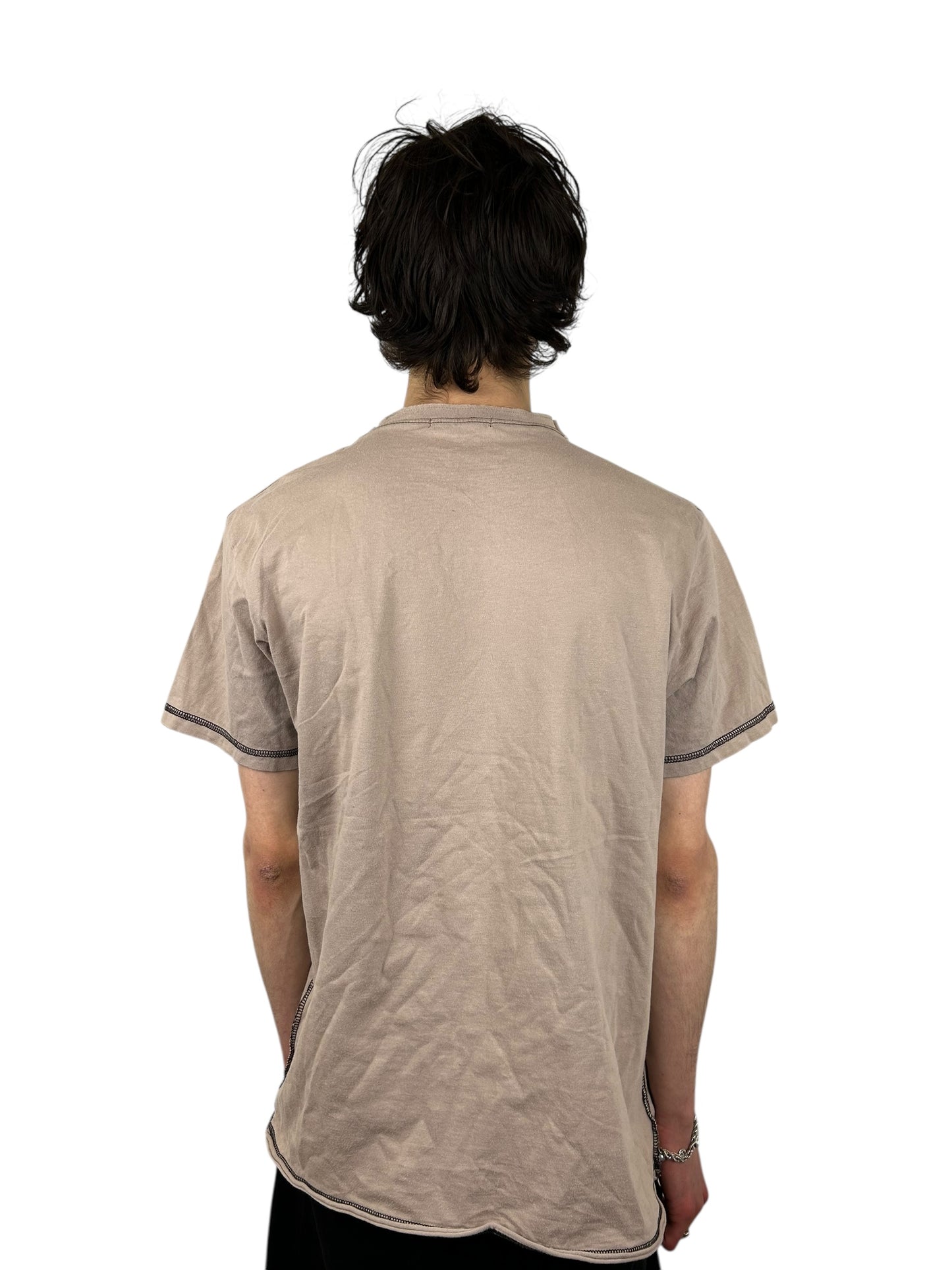 2003FW Undercover "Merry Christmas" Paperdoll Raw Edge T-shirt (XL)