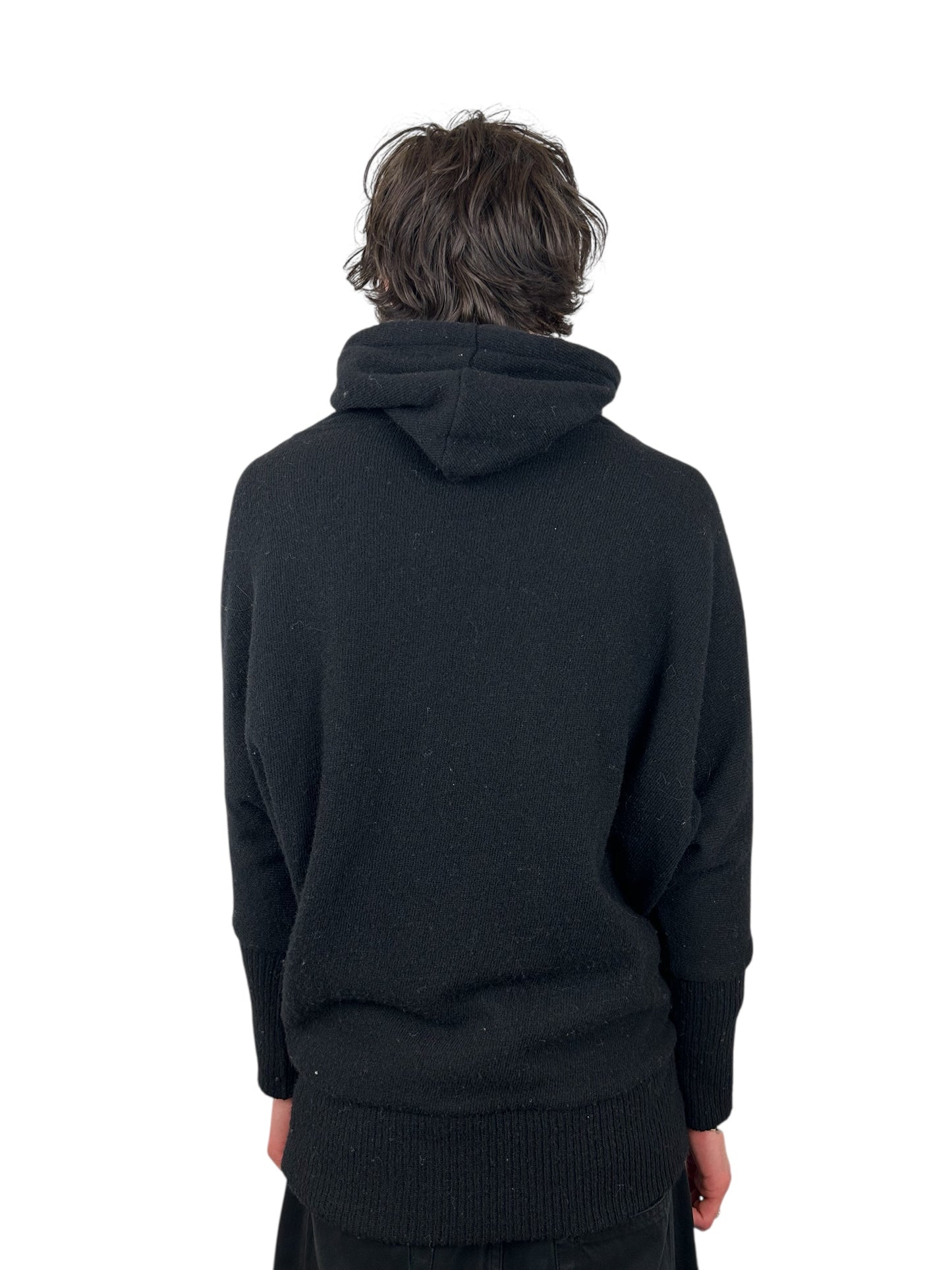 2013AW Zucca Momonga High-Zip Flying-Squirrel Knit Hoodie (M)