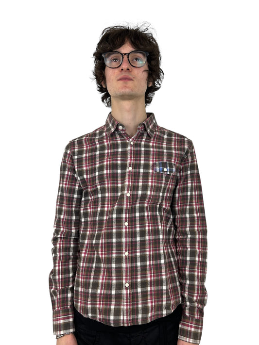 2000s PPFM “Wustenfuchs 1944” WWII Tartan Check Flannel (L)