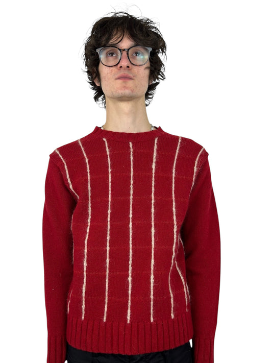 A.A.R Yohji Yamamoto Mixed-Yarn Wool Knit Sweater (M)