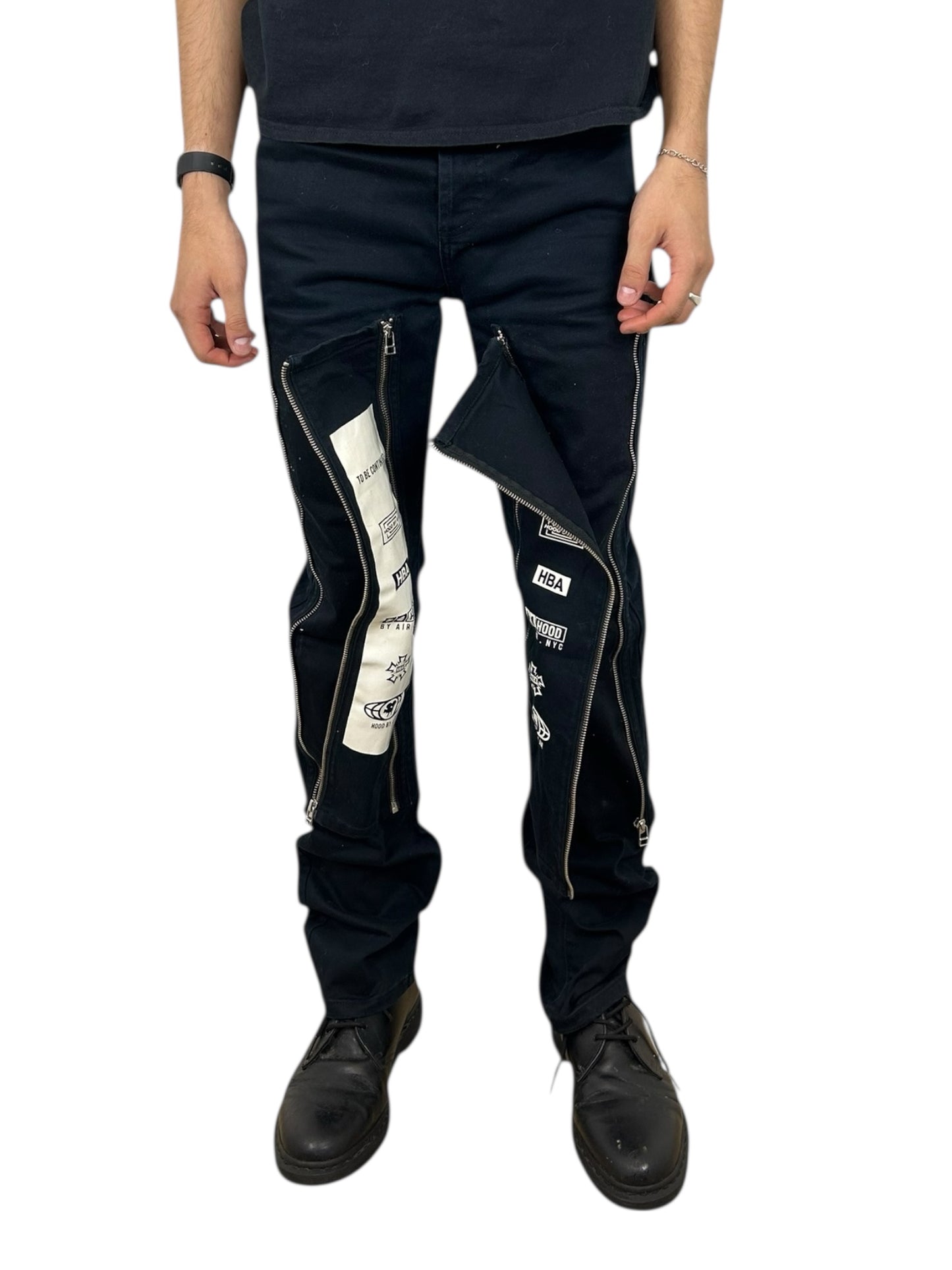 2015SS Hood By Air Detachable Panel Zipper Pants (32x32)