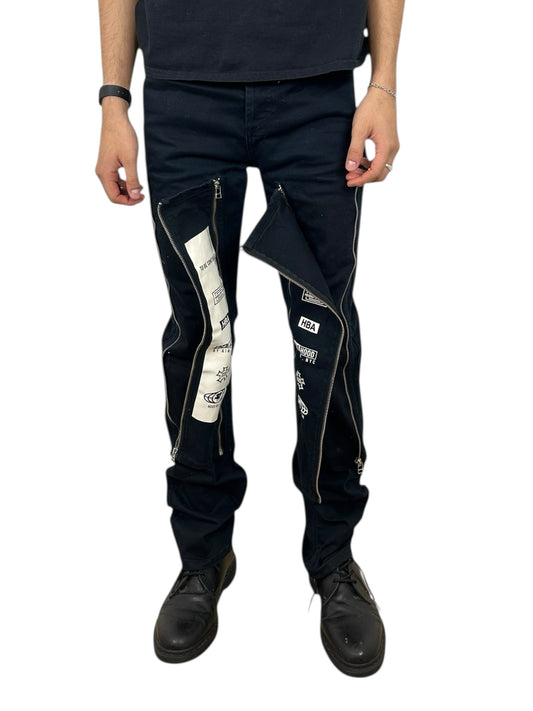 2015SS Hood By Air Detachable Panel Zipper Pants (32x32)
