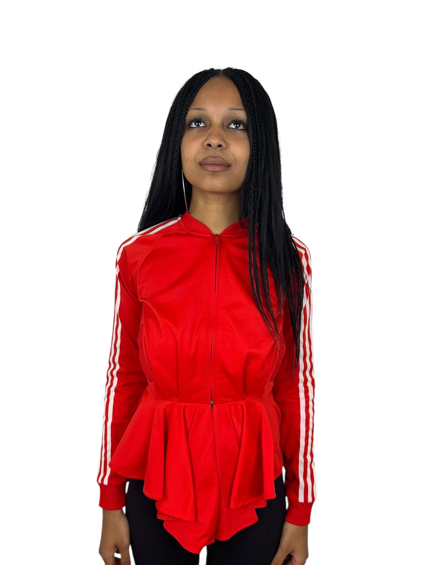 Adidas x Jeremy Scott Hybrid Peplum Track Jacket (M)