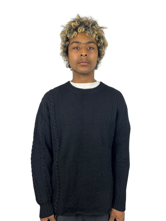 1998AW Undercover Asymmetrical Wool
Fisherman Knit Sweater (L)