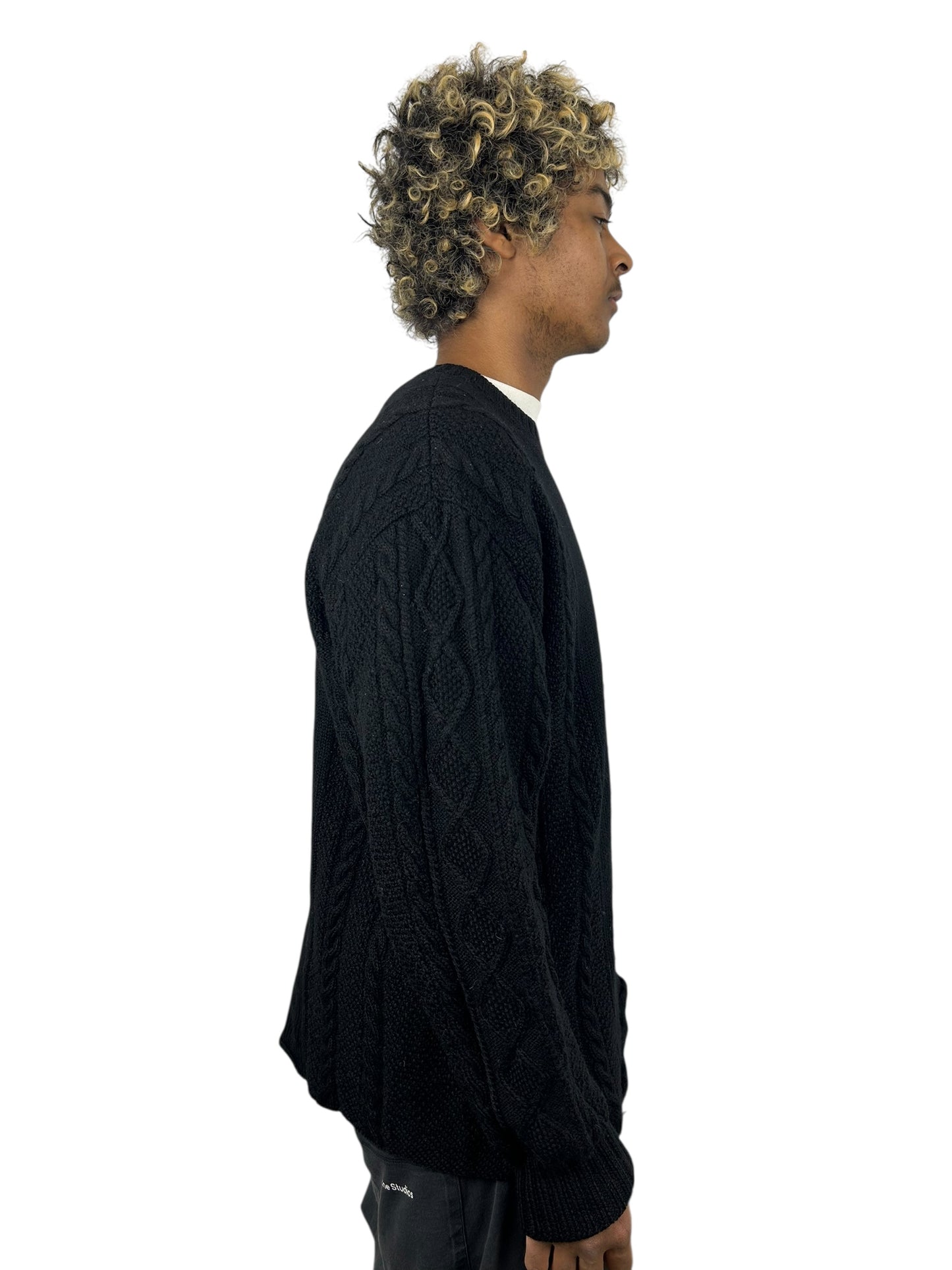 1998AW Undercover Asymmetrical Wool
Fisherman Knit Sweater (L)