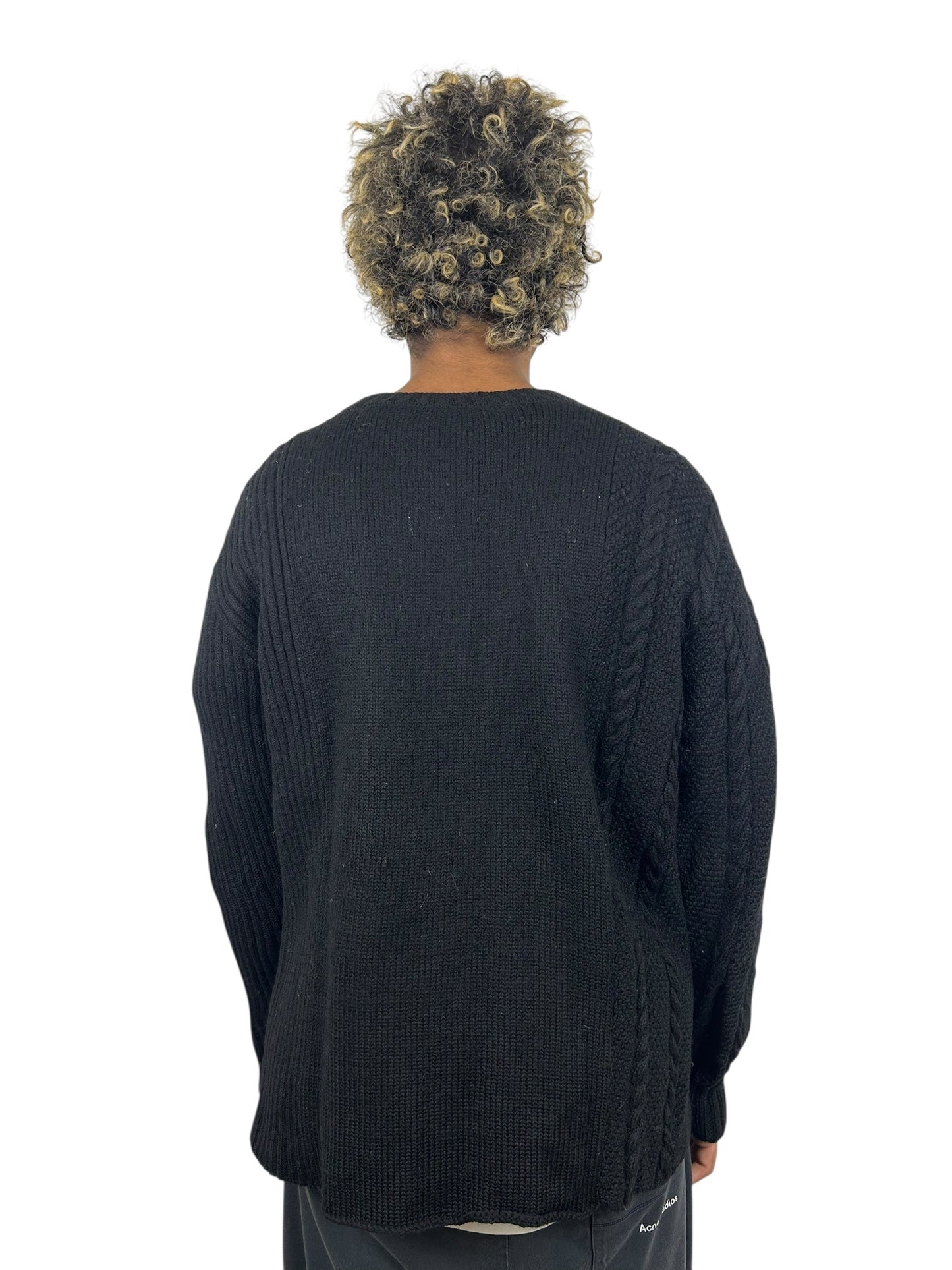 1998AW Undercover Asymmetrical Wool
Fisherman Knit Sweater (L)