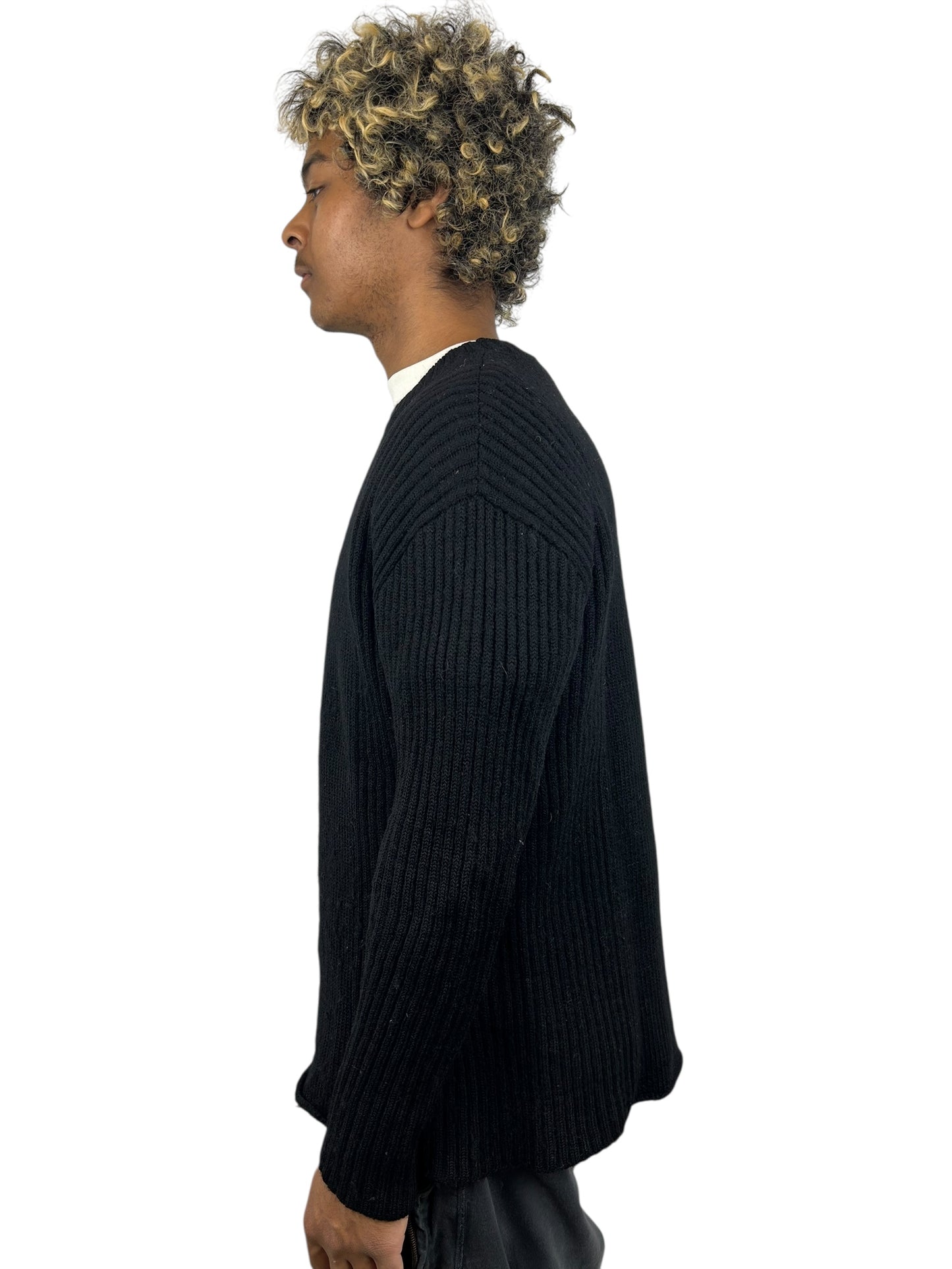 1998AW Undercover Asymmetrical Wool
Fisherman Knit Sweater (L)